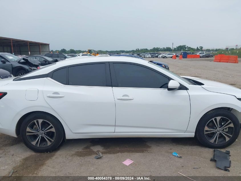 2022 Nissan Sentra Sv VIN: 3N1AB8CVXNY297122 Lot: 40054378