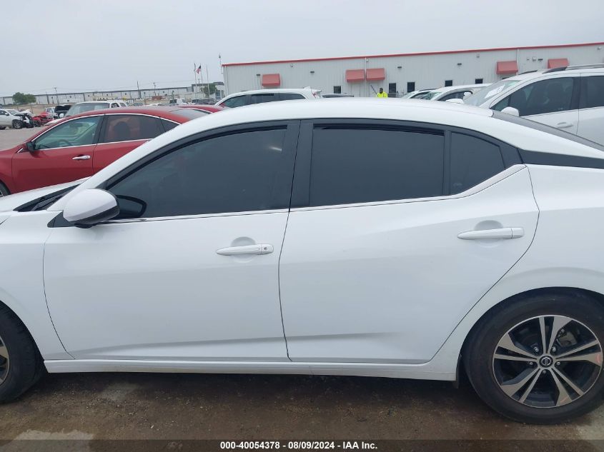 2022 Nissan Sentra Sv VIN: 3N1AB8CVXNY297122 Lot: 40054378