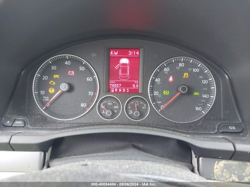 2009 Volkswagen Eos Komfort VIN: WVWBA71FX9V016451 Lot: 40054484