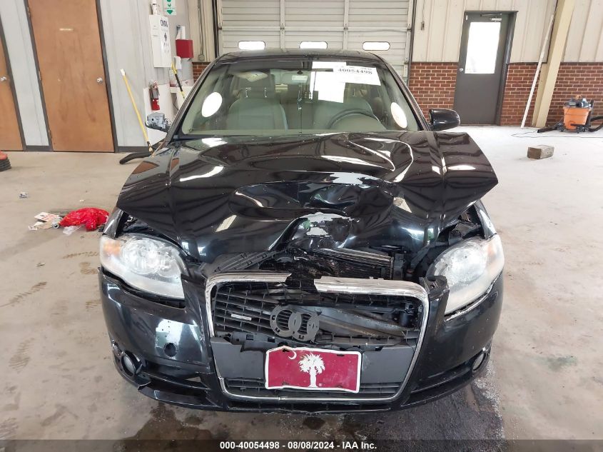 2007 Audi A4 2.0T VIN: WAUDF78E57A218879 Lot: 40054498