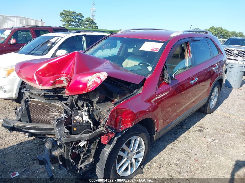 2015 Kia Sorento Lx VIN: 5XYKT3A67FG637135 Lot: 40054522