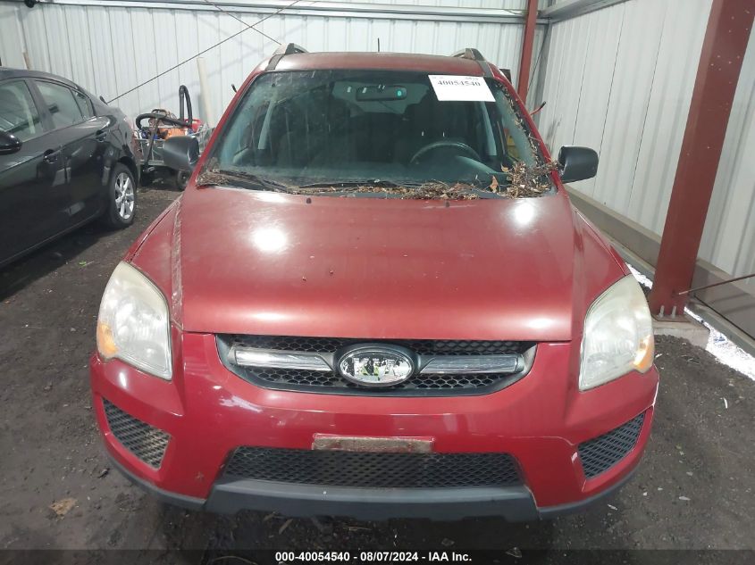 2010 Kia Sportage Lx VIN: KNDKG3A48A7717617 Lot: 40054540