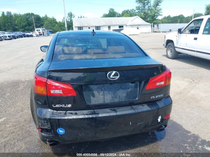 2008 Lexus Is 250 VIN: JTHBK262385053084 Lot: 40054586