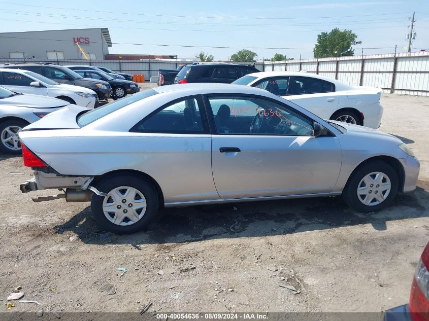 2004 Honda Civic Vp VIN: 1HGEM22174L022451 Lot: 40054636