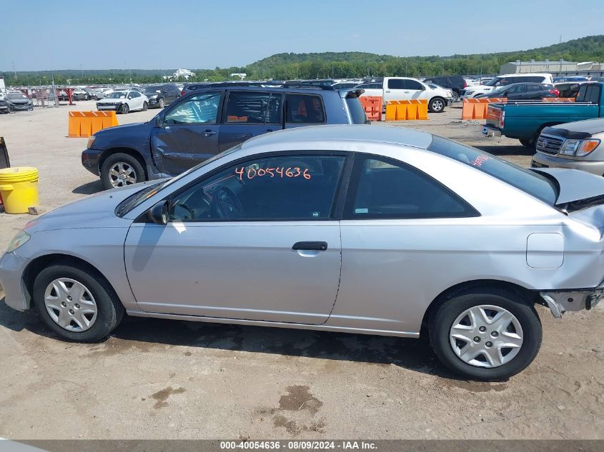 2004 Honda Civic Vp VIN: 1HGEM22174L022451 Lot: 40054636