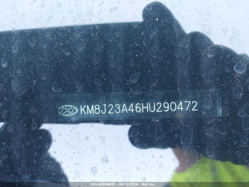 2017 Hyundai Tucson Se VIN: KM8J23A46HU290472 Lot: 40054690