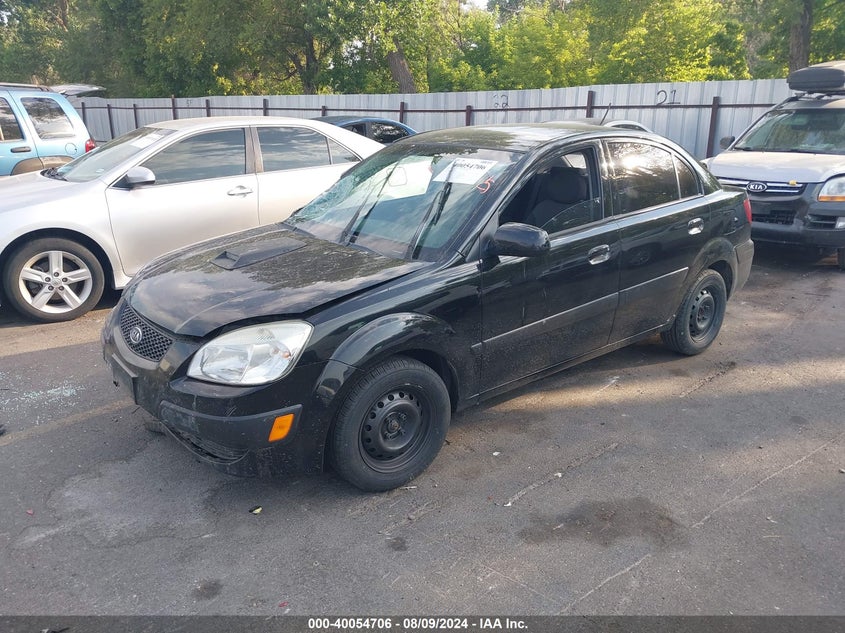 2009 Kia Rio Lx VIN: KNADE223796504199 Lot: 40054706