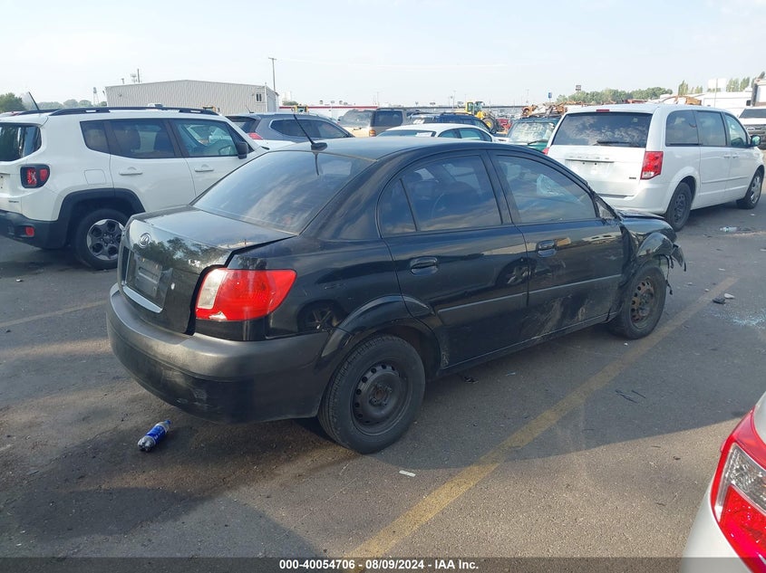 2009 Kia Rio Lx VIN: KNADE223796504199 Lot: 40054706