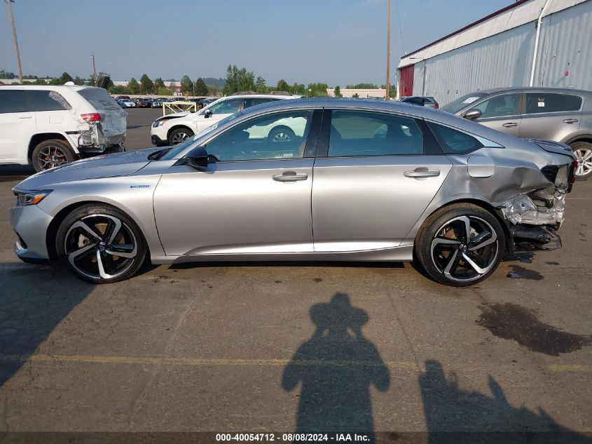 2022 Honda Accord Hybrid Sport VIN: 1HGCV3F23NA044540 Lot: 40054712