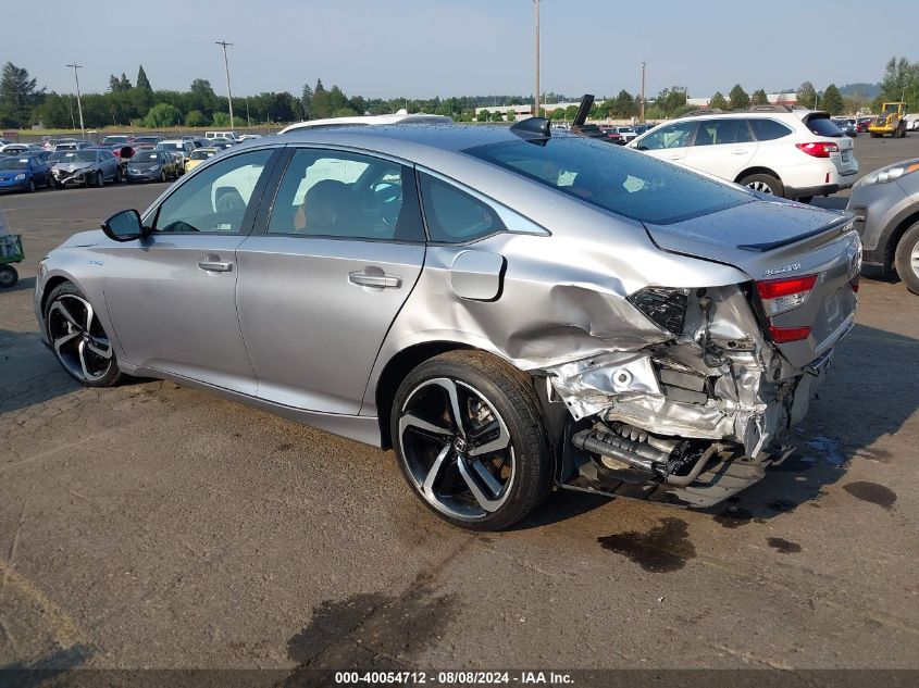 1HGCV3F23NA044540 2022 Honda Accord Hybrid Sport