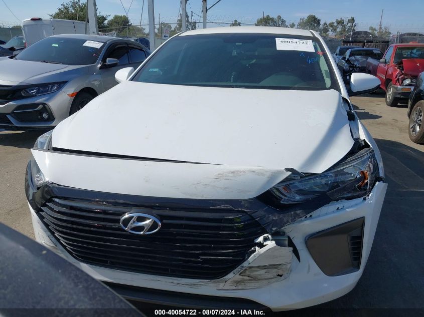 2019 Hyundai Ioniq Hybrid Blue VIN: KMHC65LC0KU110486 Lot: 40054722