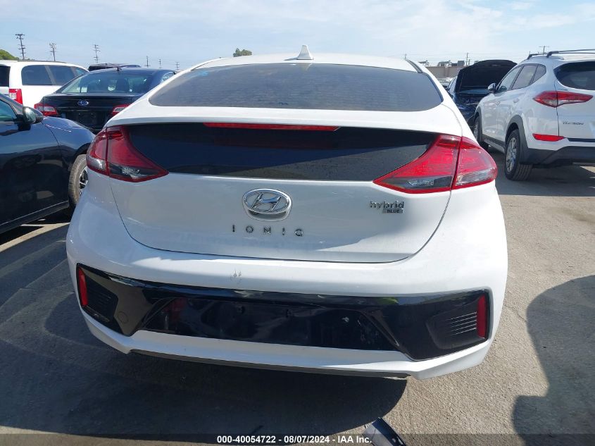 2019 Hyundai Ioniq Hybrid Blue VIN: KMHC65LC0KU110486 Lot: 40054722