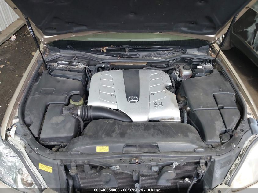 2006 Lexus Ls 430 VIN: JTHBN36F765045731 Lot: 40054800