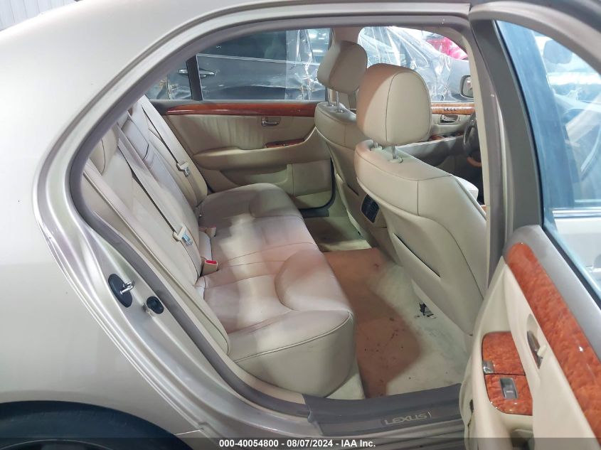 2006 Lexus Ls 430 VIN: JTHBN36F765045731 Lot: 40054800