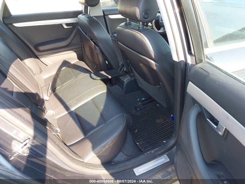 2006 Audi A4 2.0T VIN: WAUAF78E76A289597 Lot: 40054806