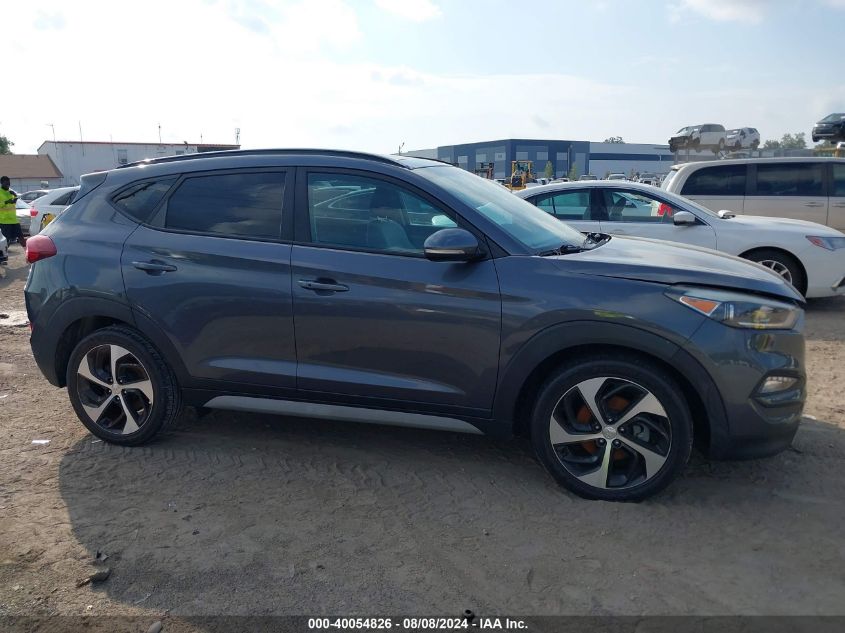 2018 Hyundai Tucson Value VIN: KM8J33A2XJU804521 Lot: 40054826