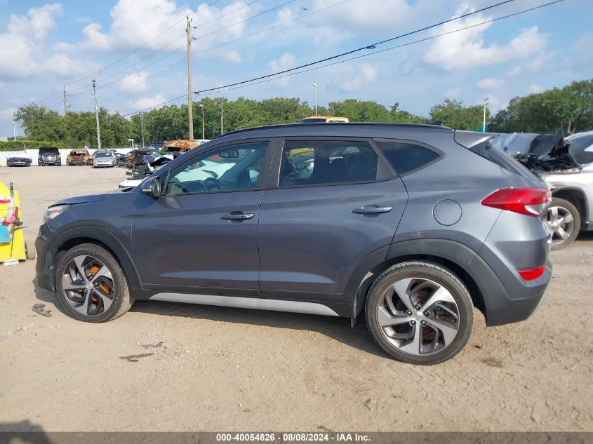 2018 Hyundai Tucson Value VIN: KM8J33A2XJU804521 Lot: 40054826