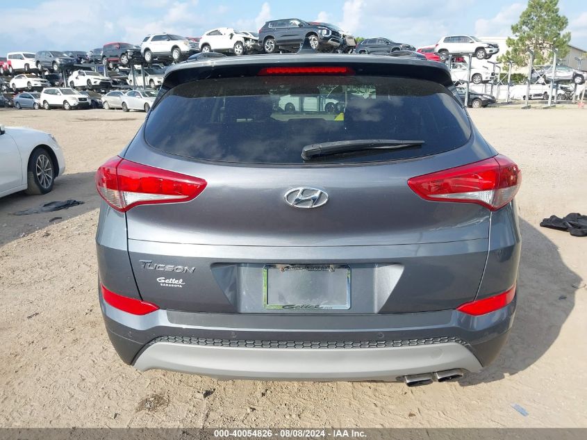 2018 Hyundai Tucson Value VIN: KM8J33A2XJU804521 Lot: 40054826