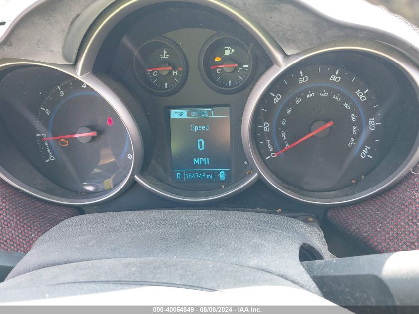 2014 Chevrolet Cruze Lt VIN: 1G1PC5SB0E7390154 Lot: 40054849