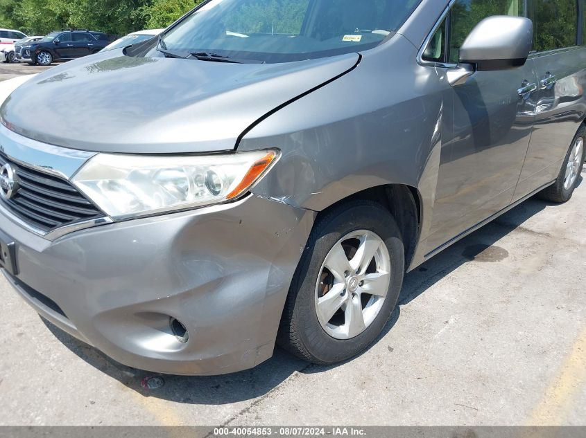 2012 Nissan Quest Sv VIN: JN8AE2KP0C9046668 Lot: 40054853