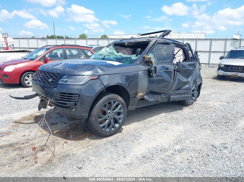 VIN SALGS2SV2KA560802 2019 LAND ROVER RANGE ROVER 3.0L V6 SUPERCHARGED HSE