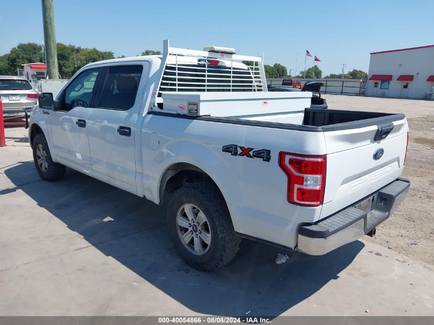 2018 Ford F150 Supercrew VIN: 1FTEW1E58JFC54942 Lot: 40054866