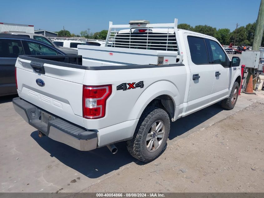 2018 Ford F150 Supercrew VIN: 1FTEW1E58JFC54942 Lot: 40054866