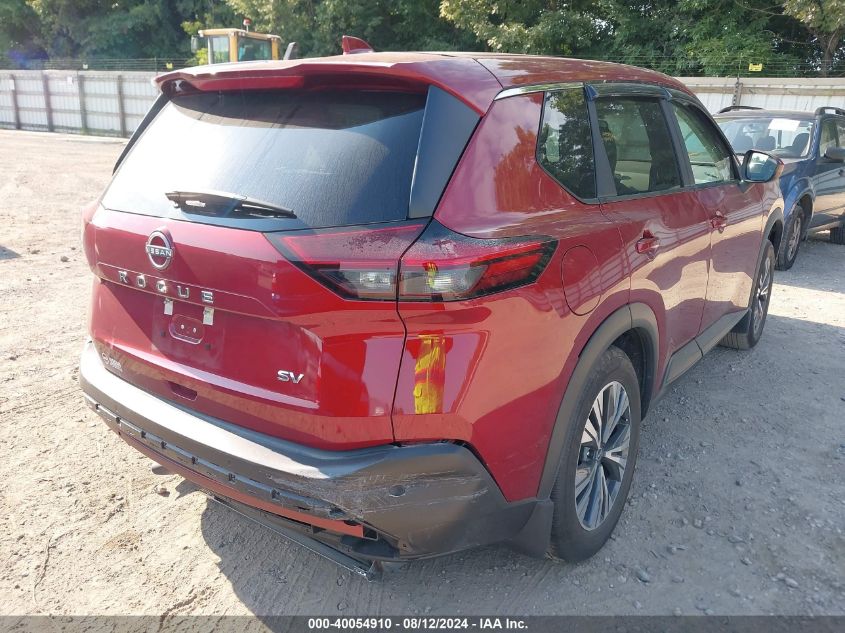 VIN 5N1BT3BA6PC921926 2023 NISSAN ROGUE SV FWD