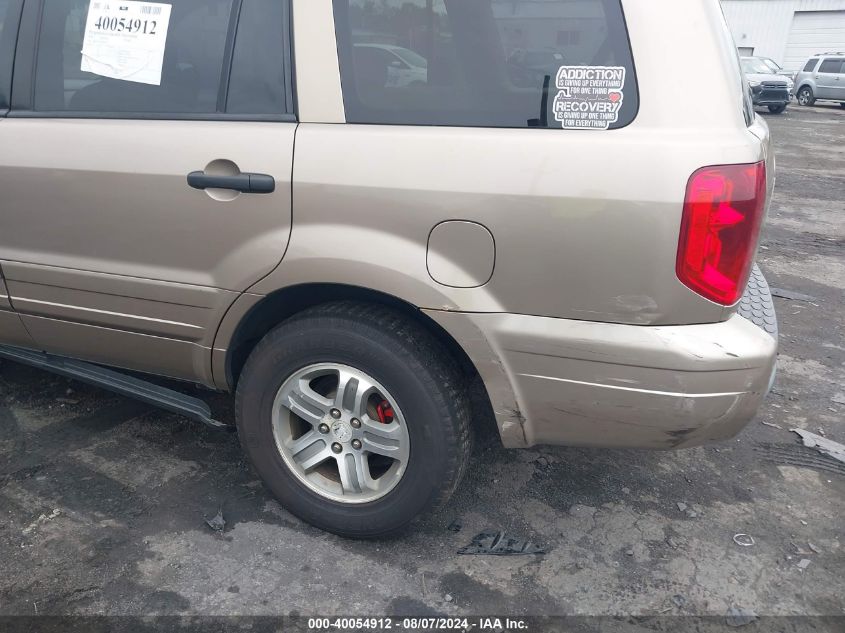 2004 Honda Pilot Ex VIN: 2HKYF18474H589779 Lot: 40054912