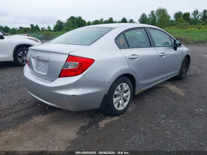 2HGFB2F53CH610155 | 2012 HONDA CIVIC