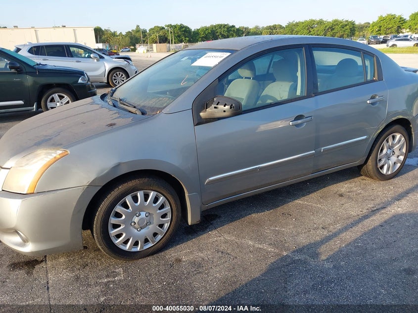 2012 Nissan Sentra 2.0 S VIN: 3N1AB6APXCL691836 Lot: 40055030