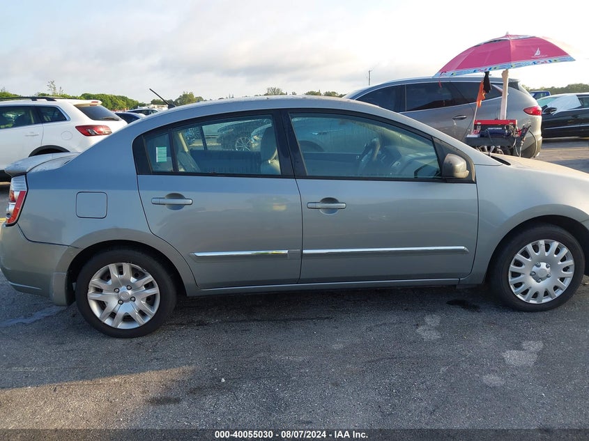 2012 Nissan Sentra 2.0 S VIN: 3N1AB6APXCL691836 Lot: 40055030