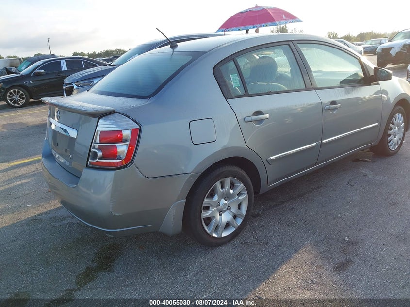 2012 Nissan Sentra 2.0 S VIN: 3N1AB6APXCL691836 Lot: 40055030