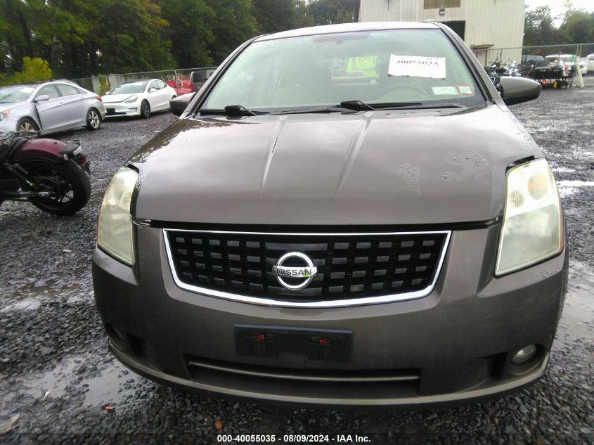 2008 Nissan Sentra 2.0/2.0S/2.0Sl VIN: 3N1AB61EX8L752561 Lot: 40055035