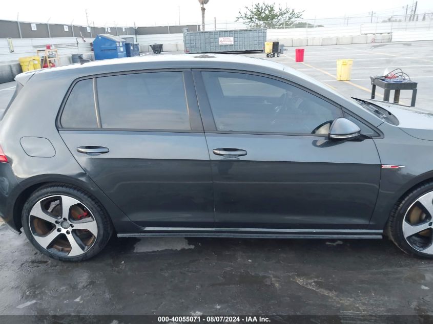 2016 Volkswagen Golf Gti S 4-Door VIN: 3VW4T7AU3GM046042 Lot: 40055071