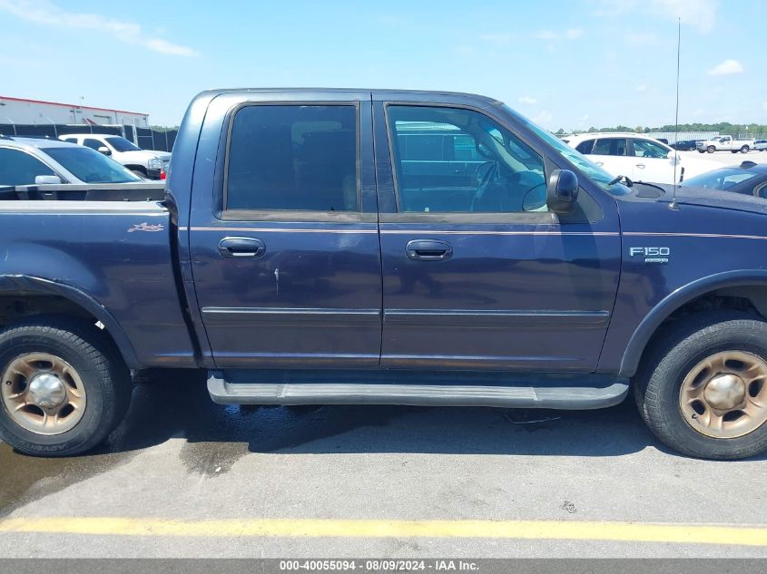 2001 Ford F150 Supercrew VIN: 1FTRW08L11KE26435 Lot: 40055094