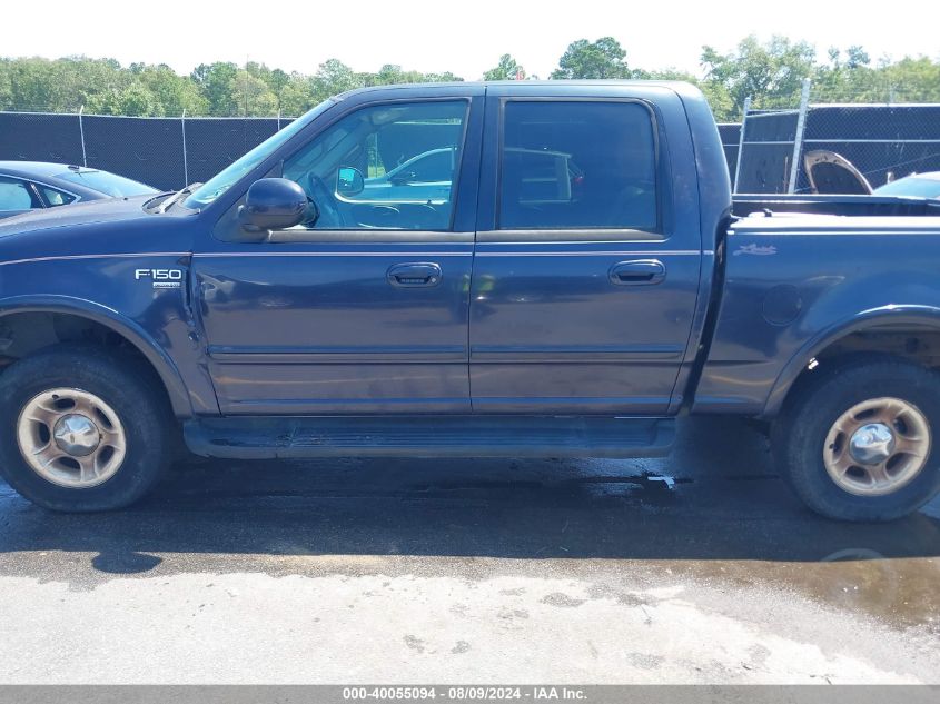 2001 Ford F150 Supercrew VIN: 1FTRW08L11KE26435 Lot: 40055094