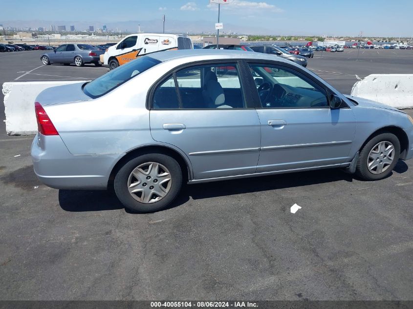 2003 Honda Civic Lx VIN: 2HGES16553H624855 Lot: 40055104