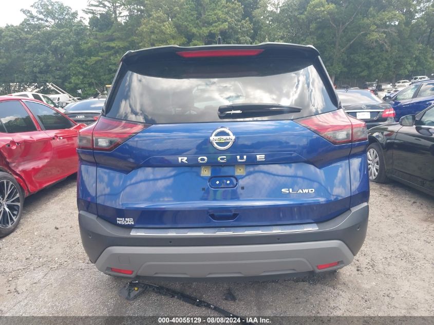 2021 Nissan Rogue Sl VIN: JN8AT3CB4MW237995 Lot: 40055129