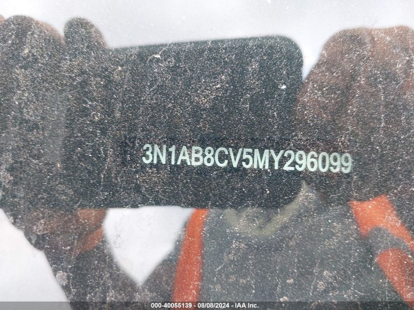 2021 Nissan Sentra Sv VIN: 3N1AB8CV5MY296099 Lot: 40055139