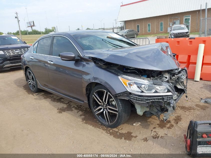 1HGCR2F16HA185385 2017 HONDA ACCORD - Image 1