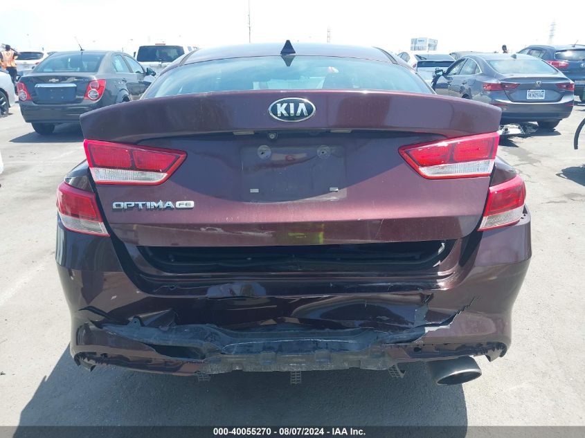 2016 Kia Optima Lx VIN: 5XXGT4L38GG022050 Lot: 40055270