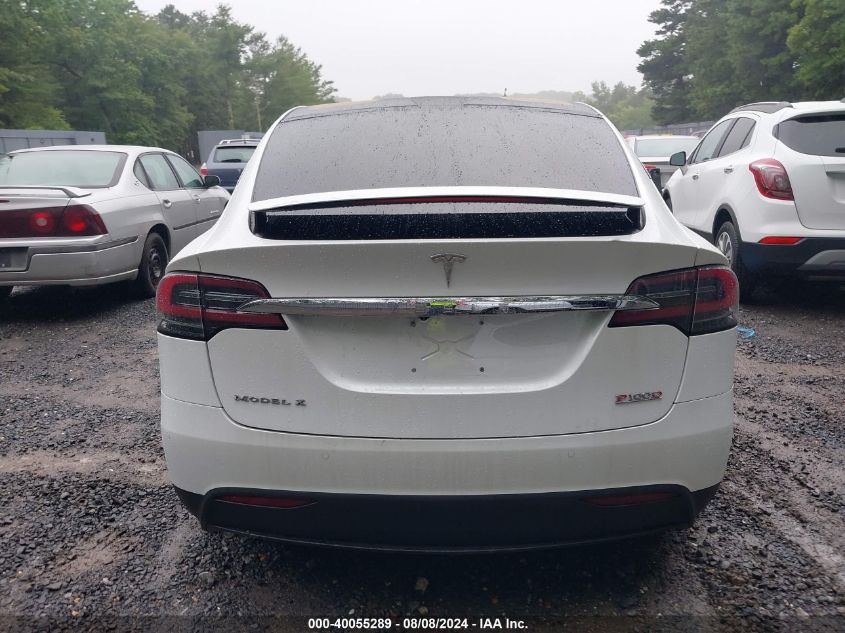 2017 Tesla Model X VIN: 5YJXCBE40HF052285 Lot: 40055289