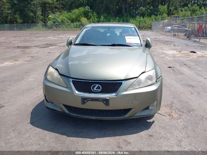 2008 Lexus Is 250 VIN: JTHBK262885075257 Lot: 40055301