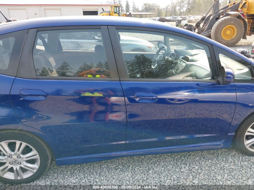 2011 Honda Fit Sport VIN: JHMGE8H59BC021122 Lot: 40055306