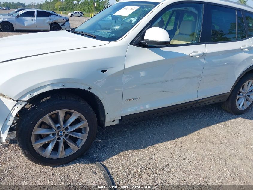 2017 BMW X3 Sdrive28I VIN: 5UXWZ7C58H0U45483 Lot: 40055310