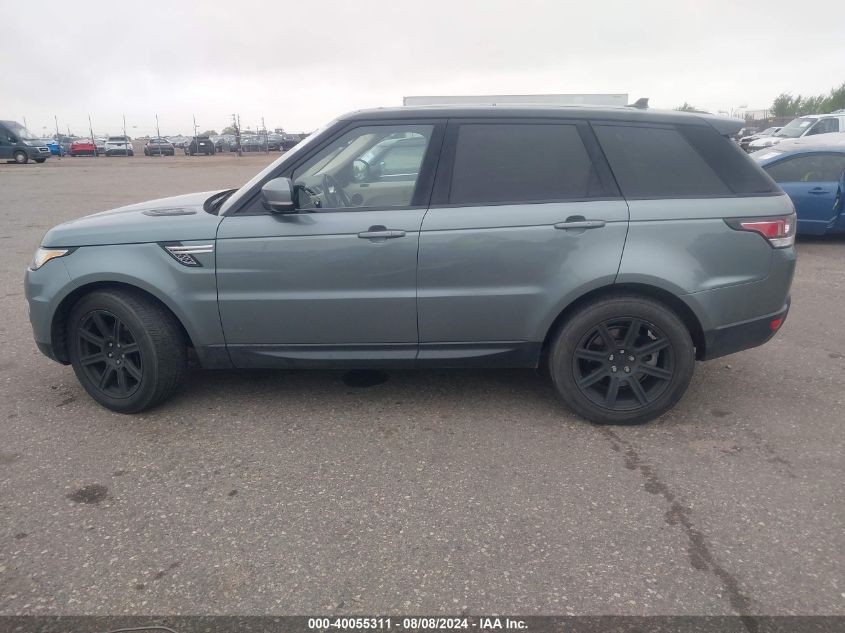 2016 Land Rover Range Rover Sport Hse VIN: SALWR2KF3GA570410 Lot: 40055311