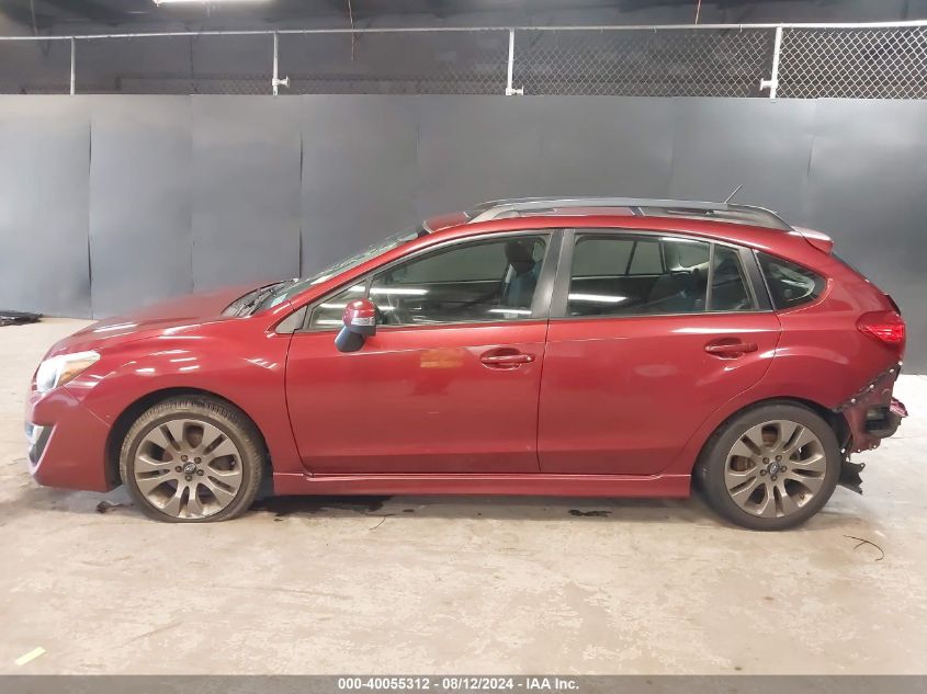 2015 Subaru Impreza Sport VIN: JF1GPAU67FH319443 Lot: 40055312
