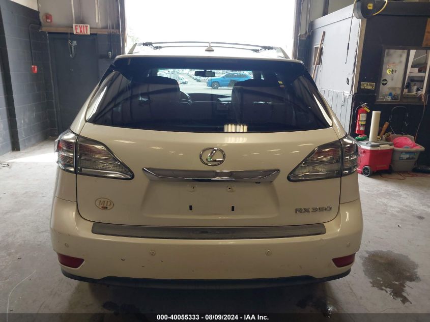 2011 Lexus Rx 350 VIN: 2T2BK1BA4BC111654 Lot: 40055333