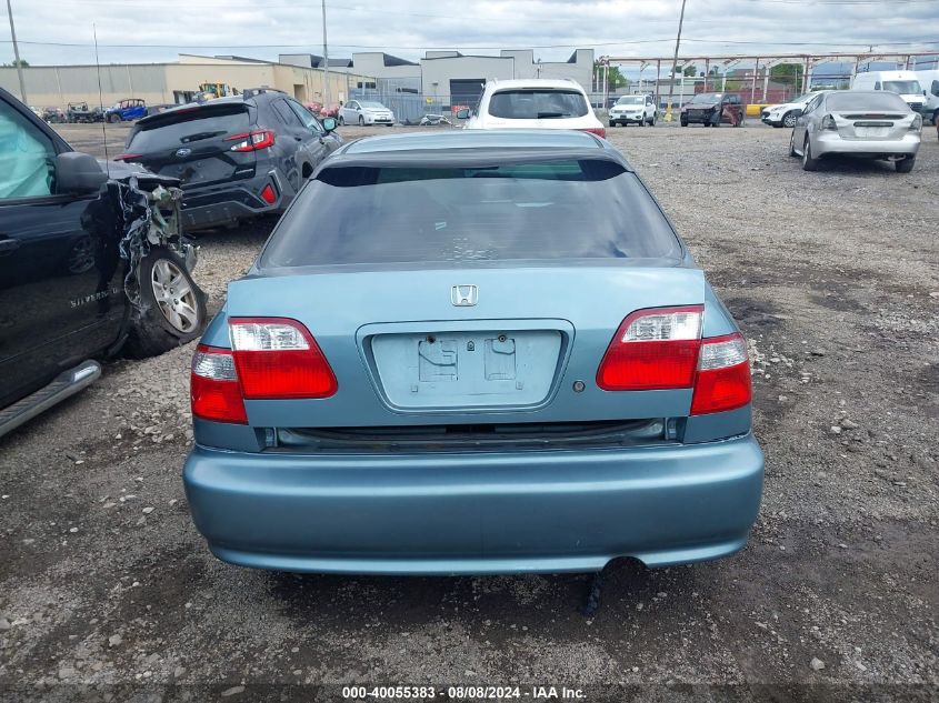 1999 Honda Civic Lx VIN: 2HGEJ6579XH556102 Lot: 40055383